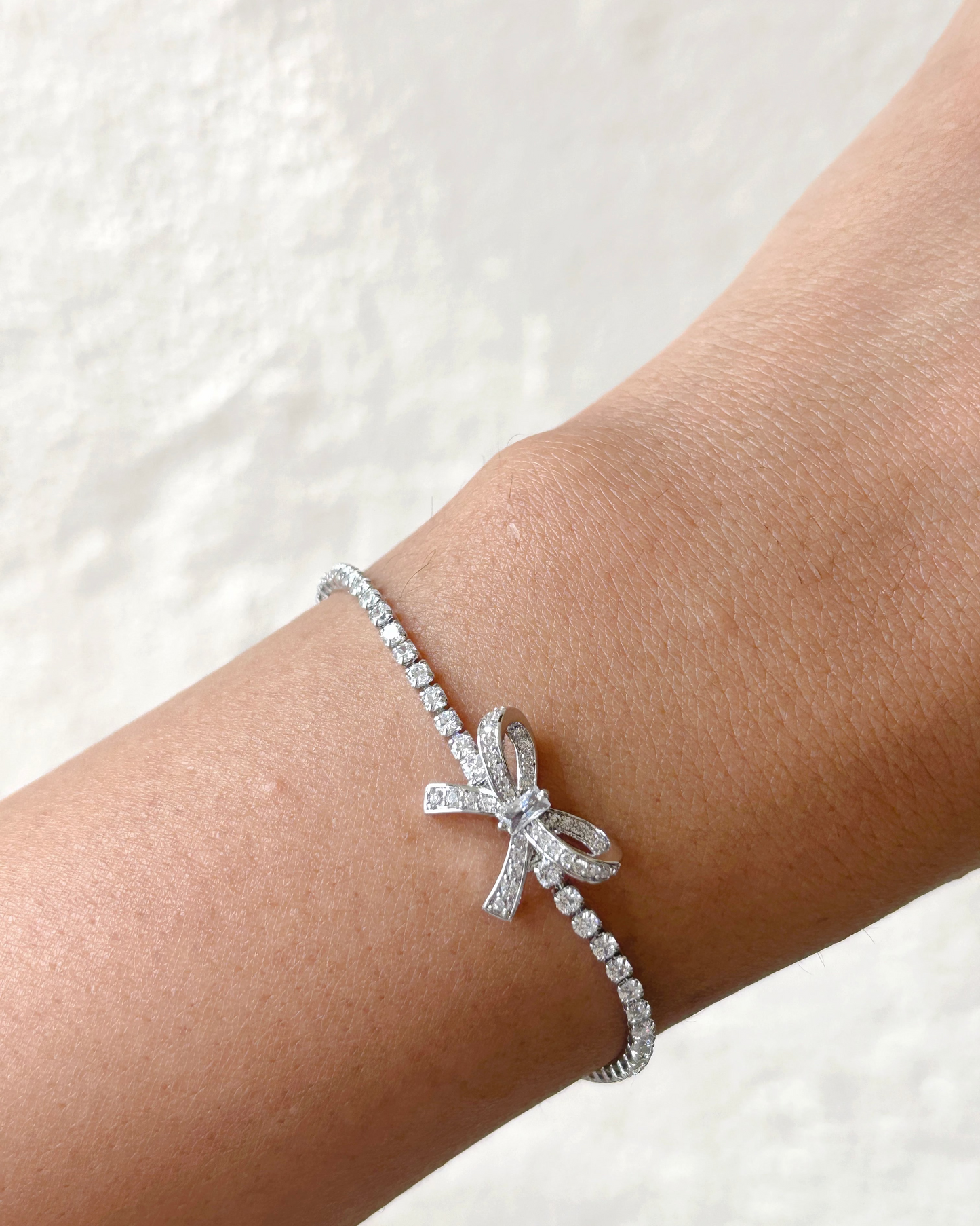 Silvie Bow Tennis Bracelet
