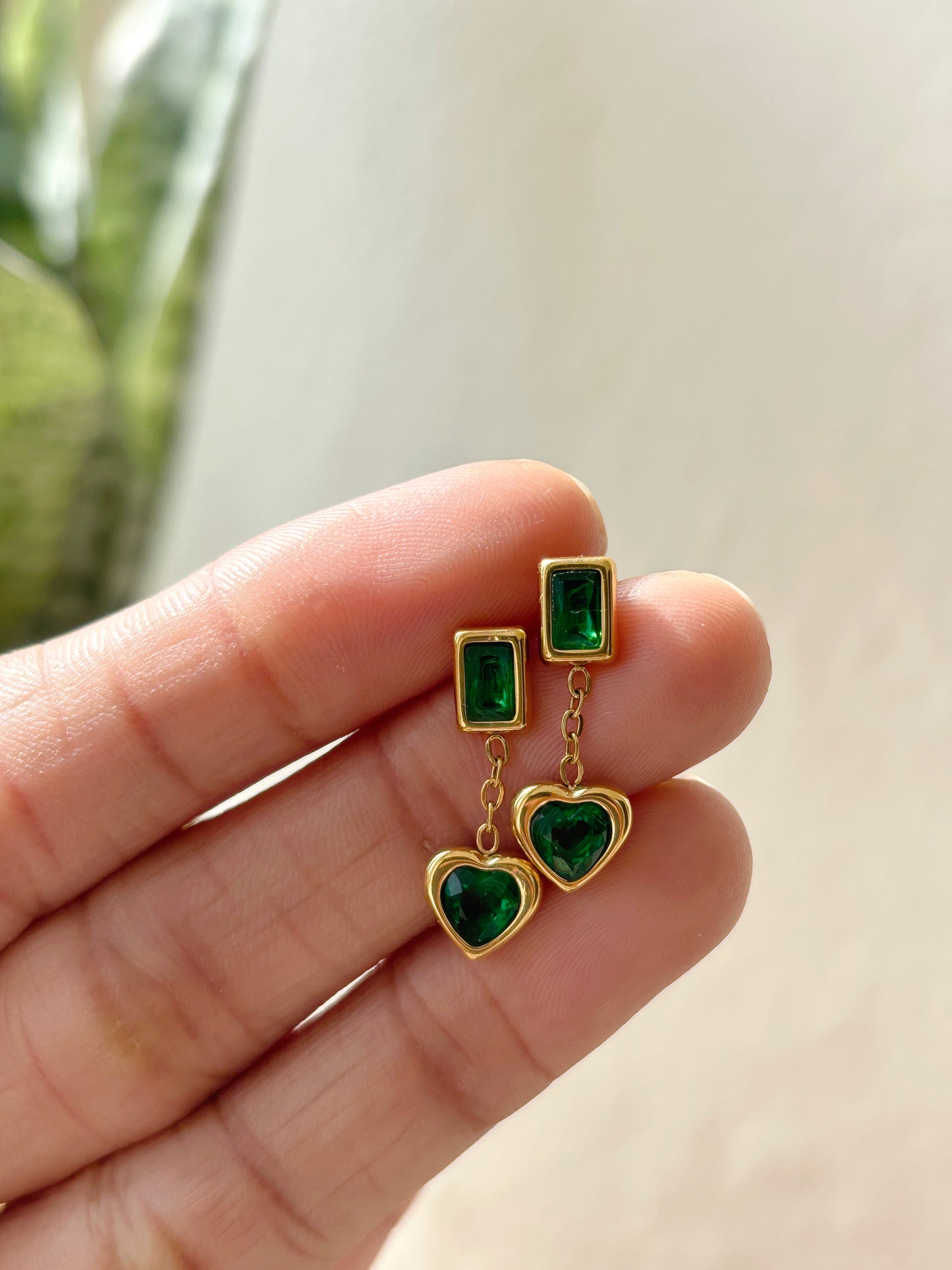 Emerald Dangles