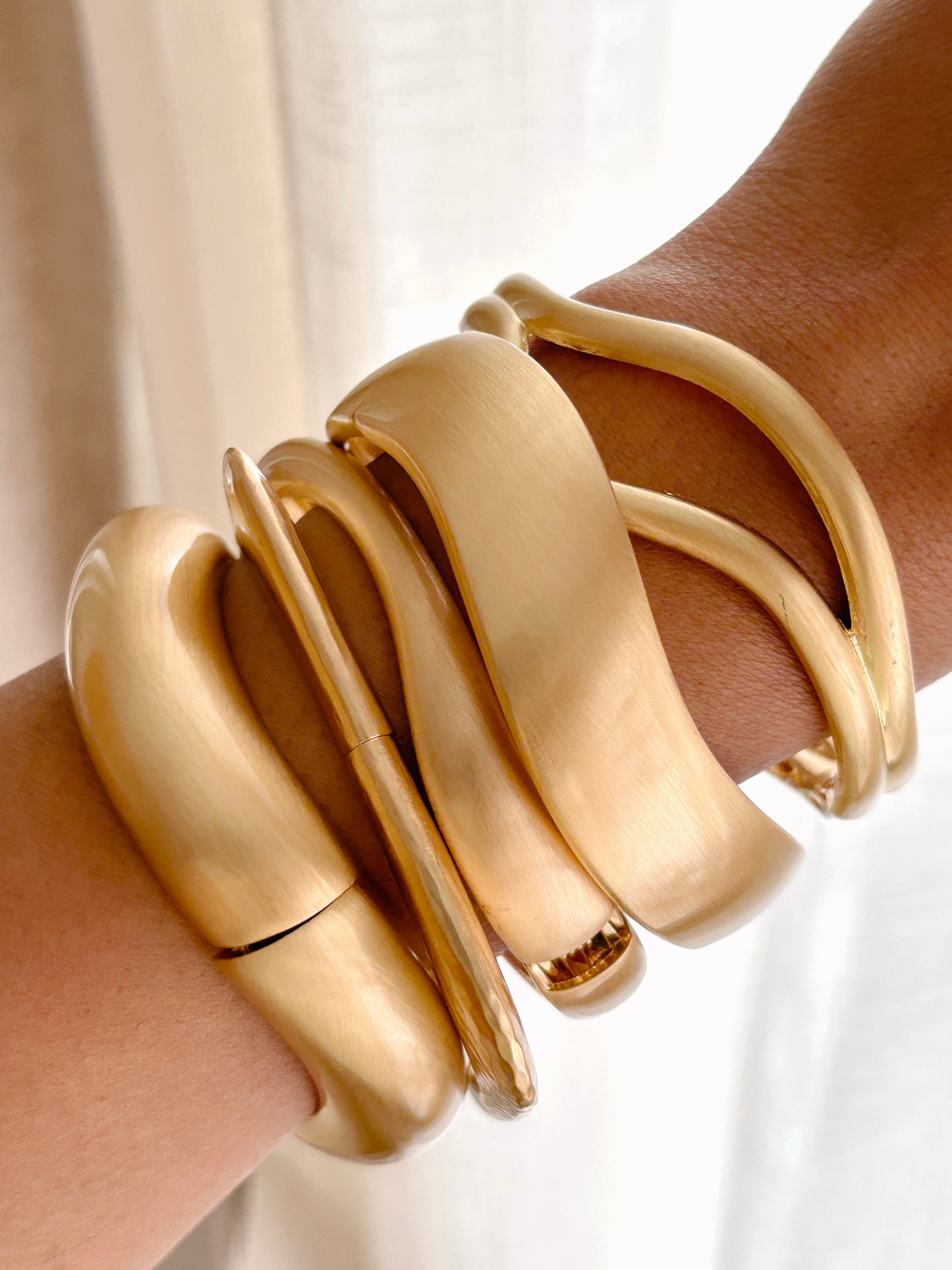 Hammered Sleek Cuff