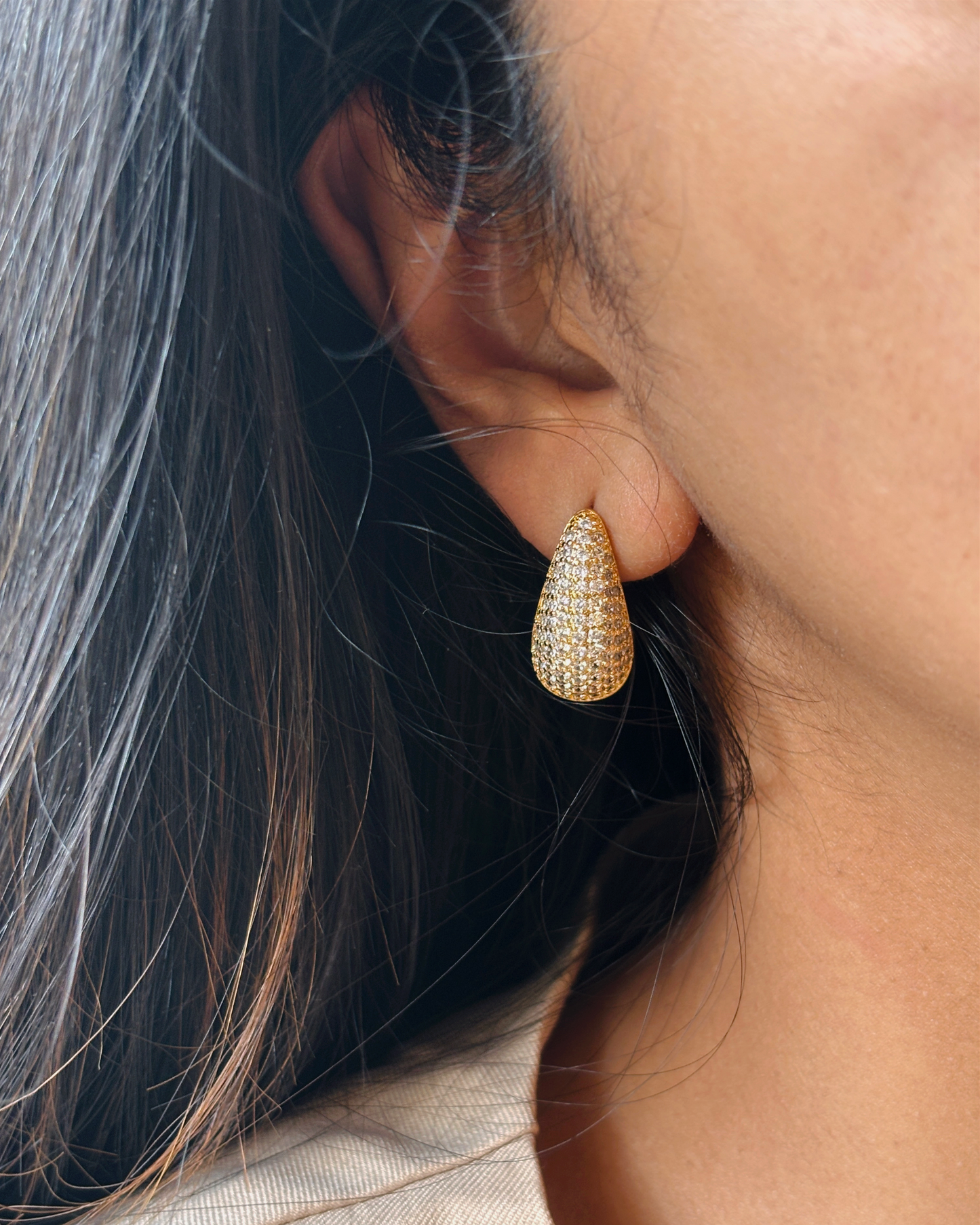 Luxe Icy Drop Studs