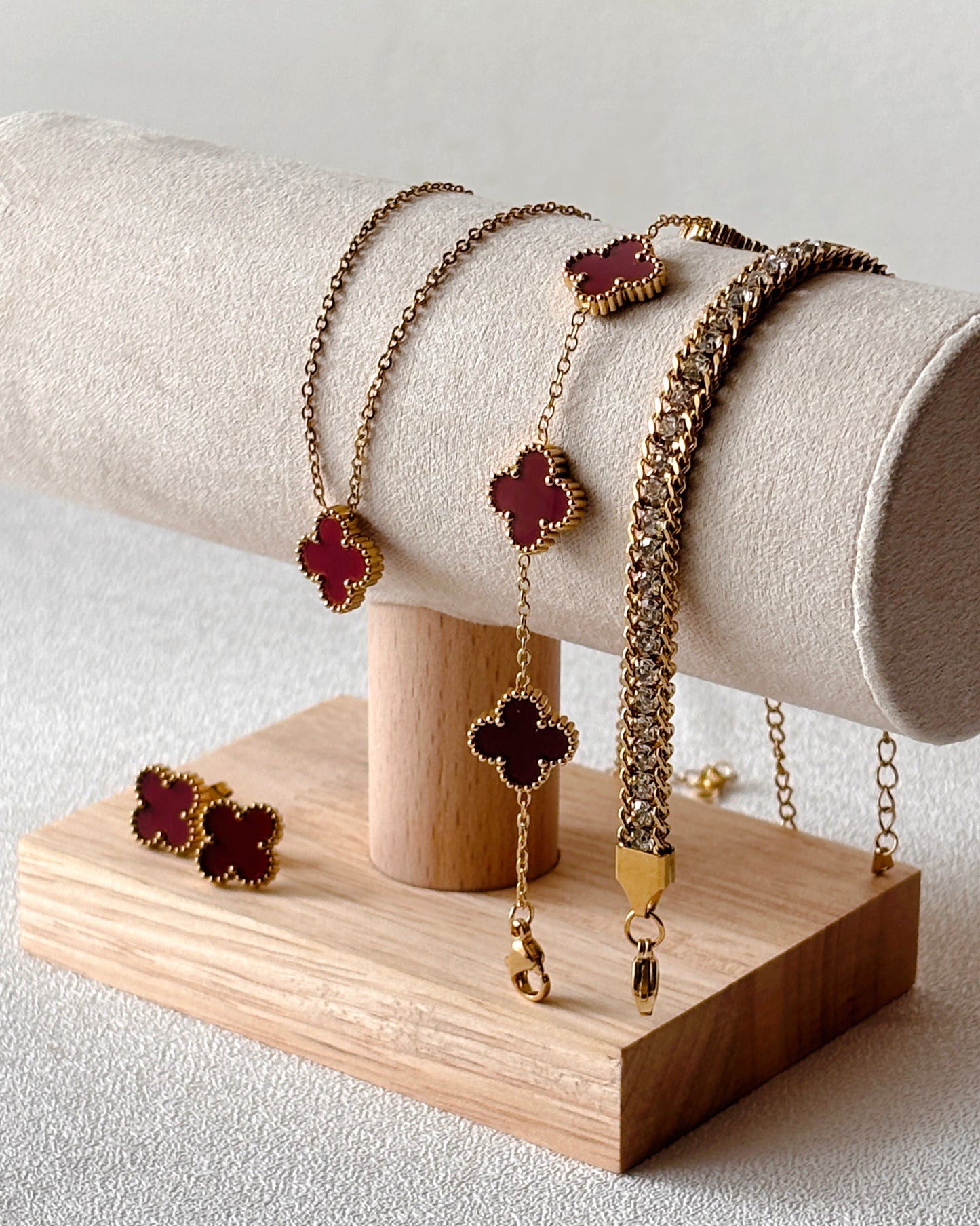 Autumn Clover Earrings