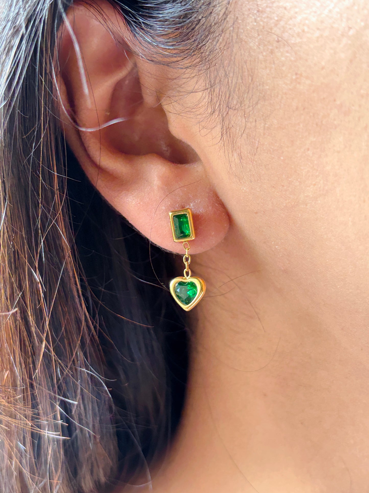 Emerald Dangles