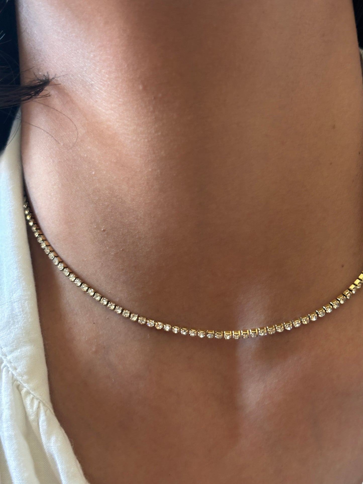 Emerald Icy Chain Necklace