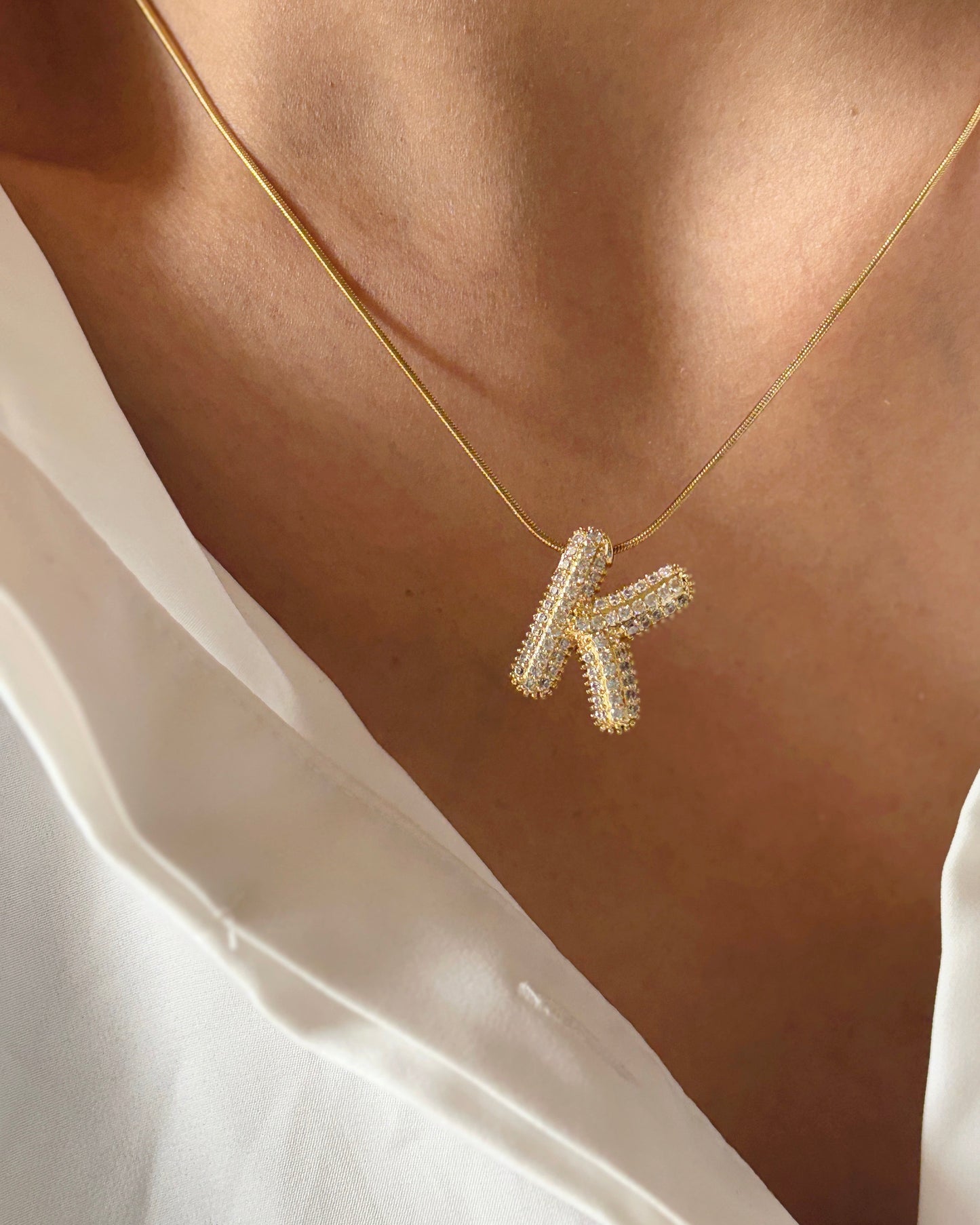 Icy Initial necklace