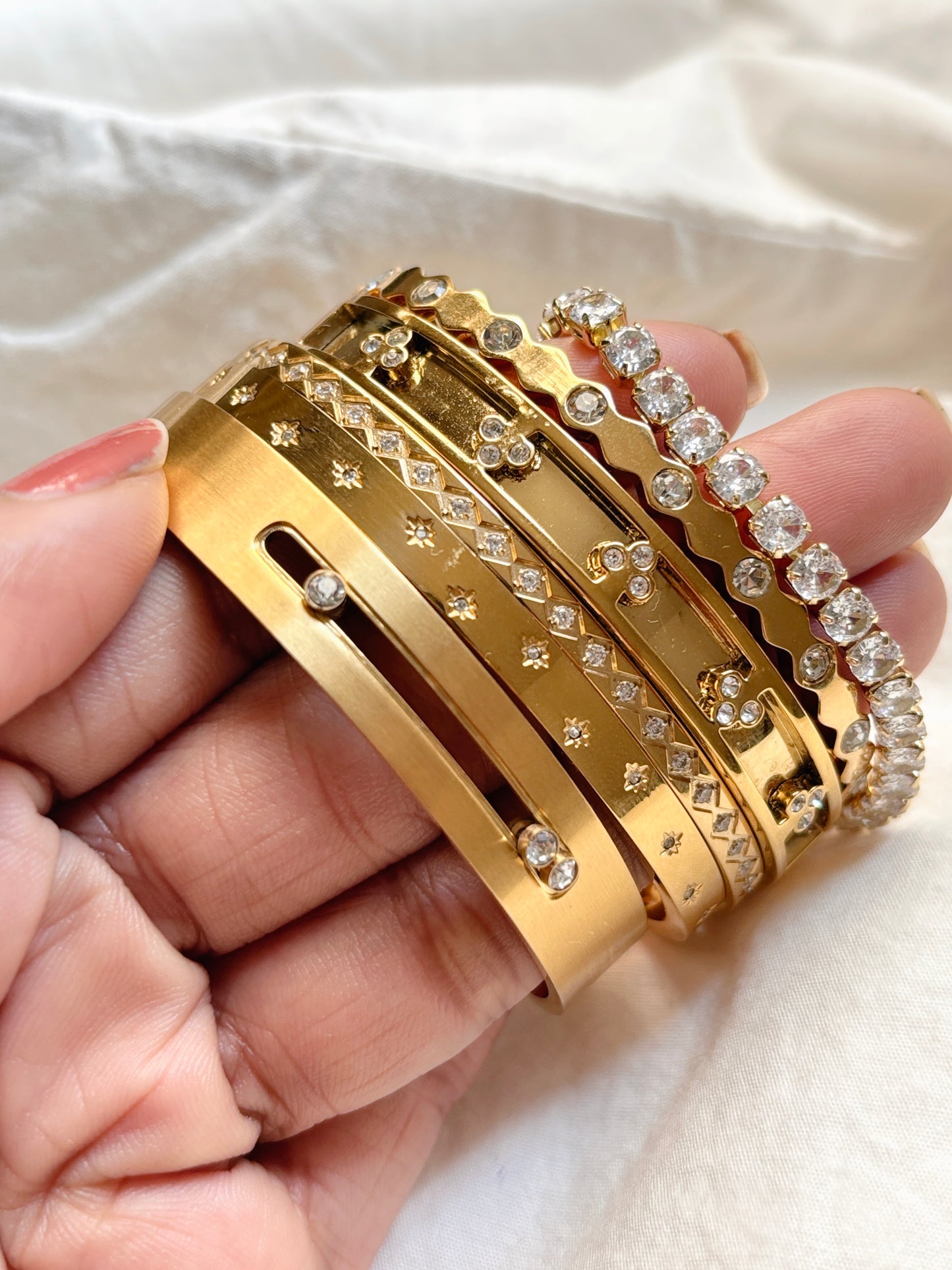 Dancing Diamond Cuff