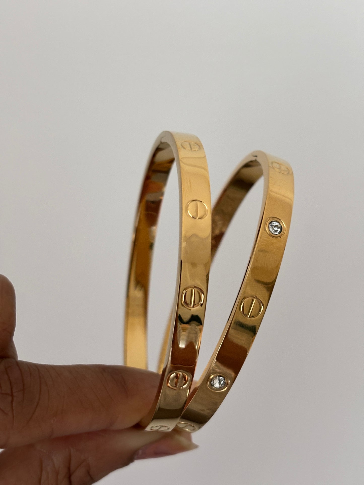 Love Cuff Gold Bracelet