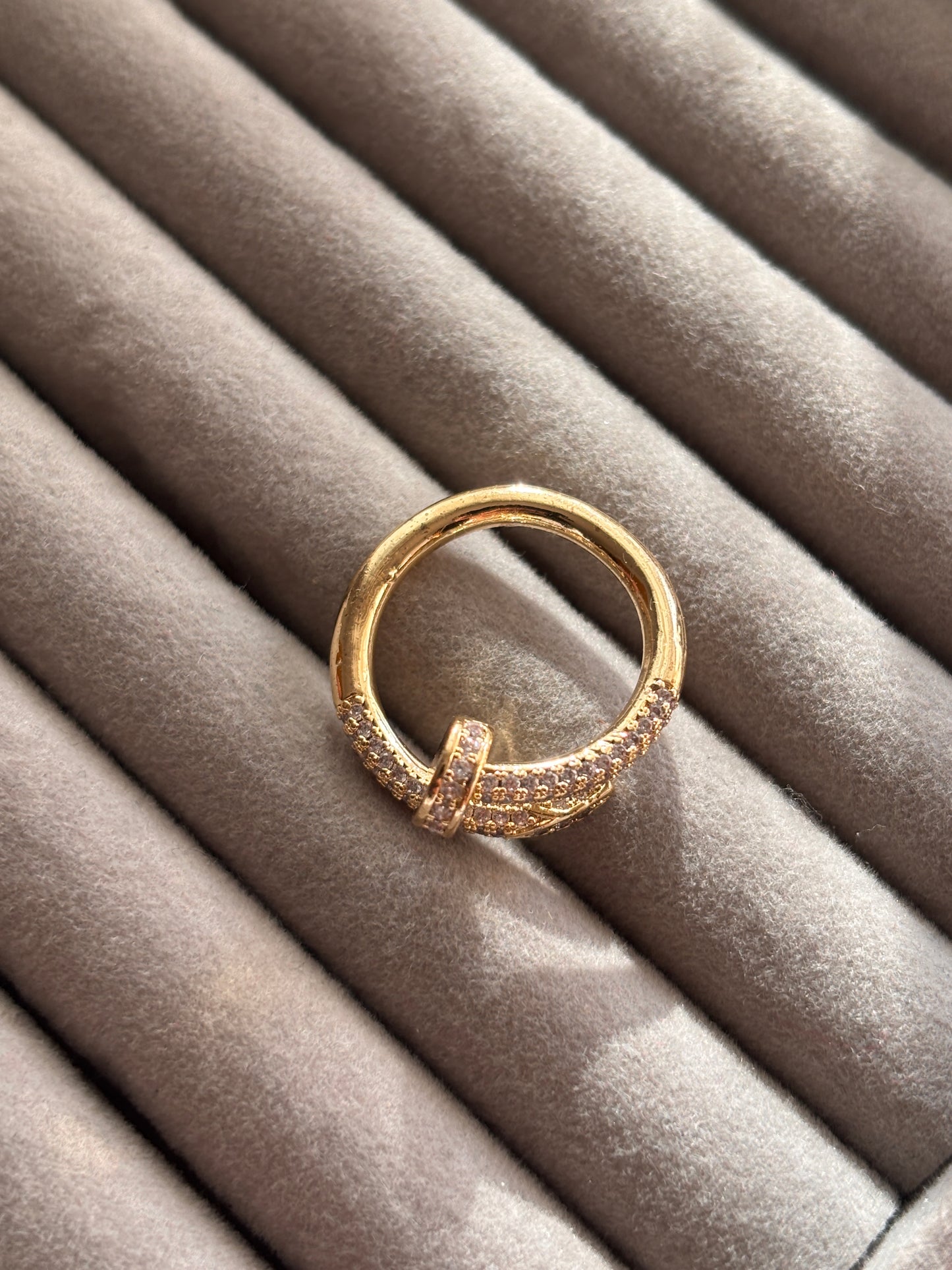 Diamond Nail Ring
