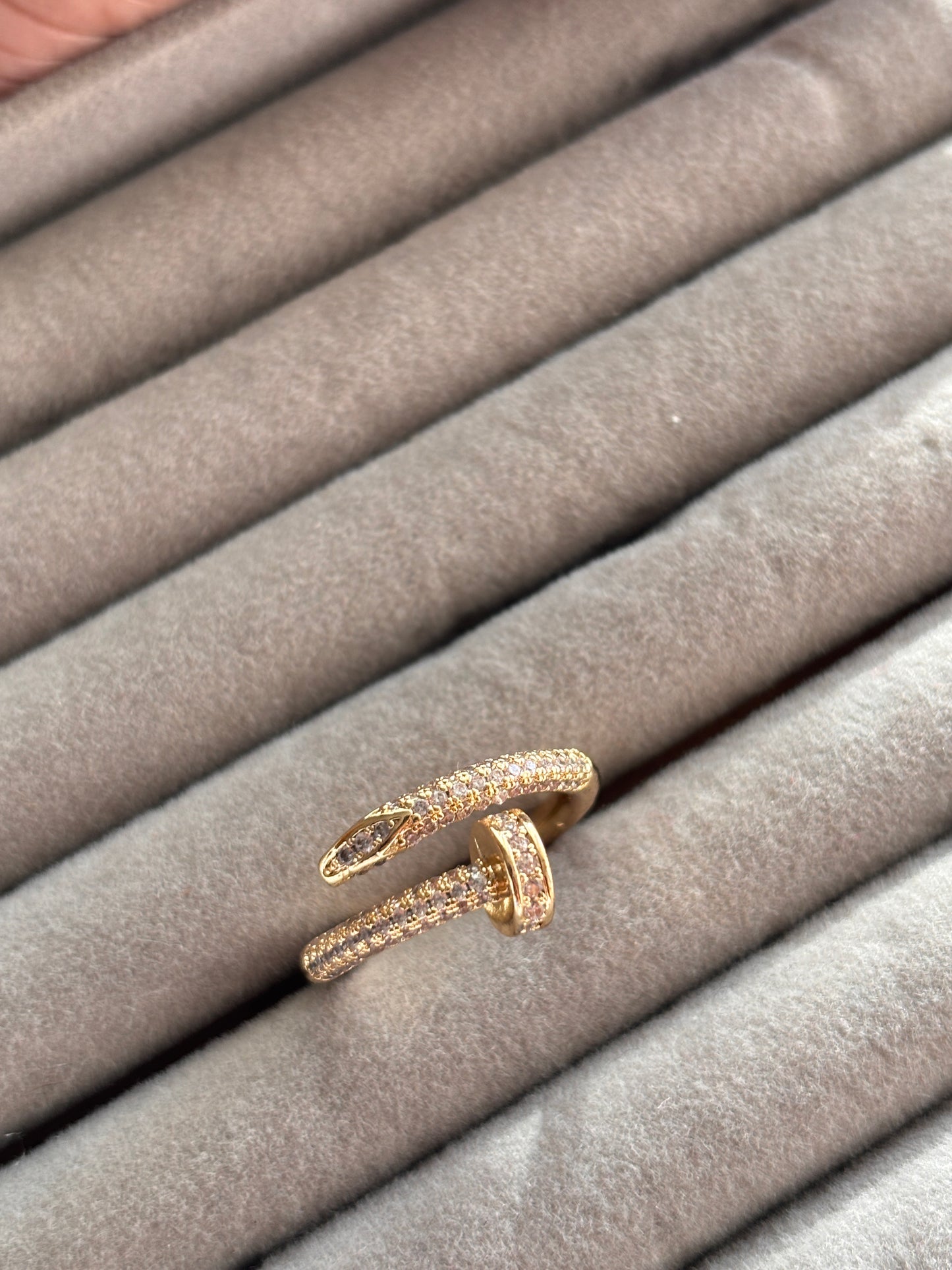 Diamond Nail Ring