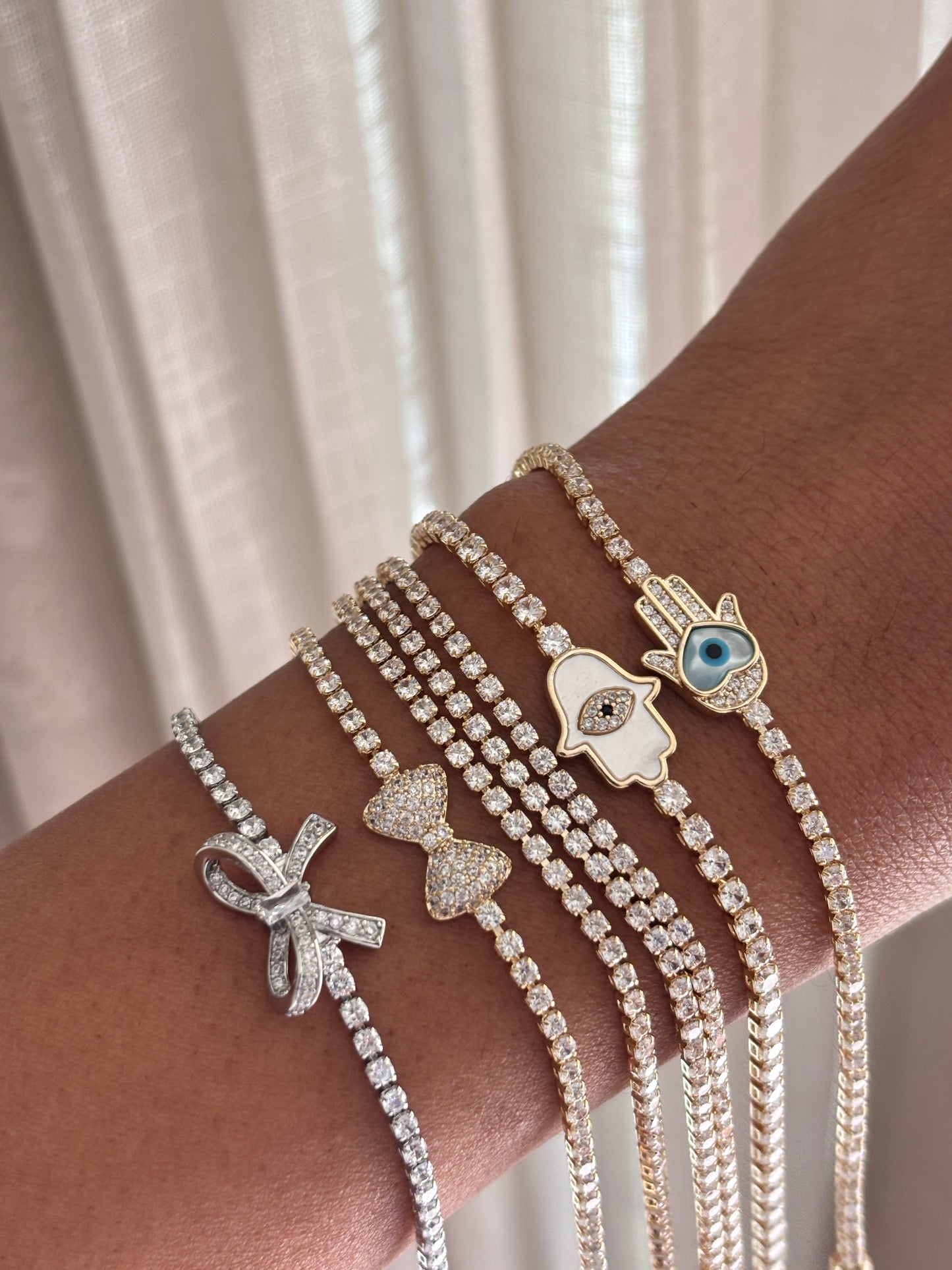 Double layer Tennis Bracelet