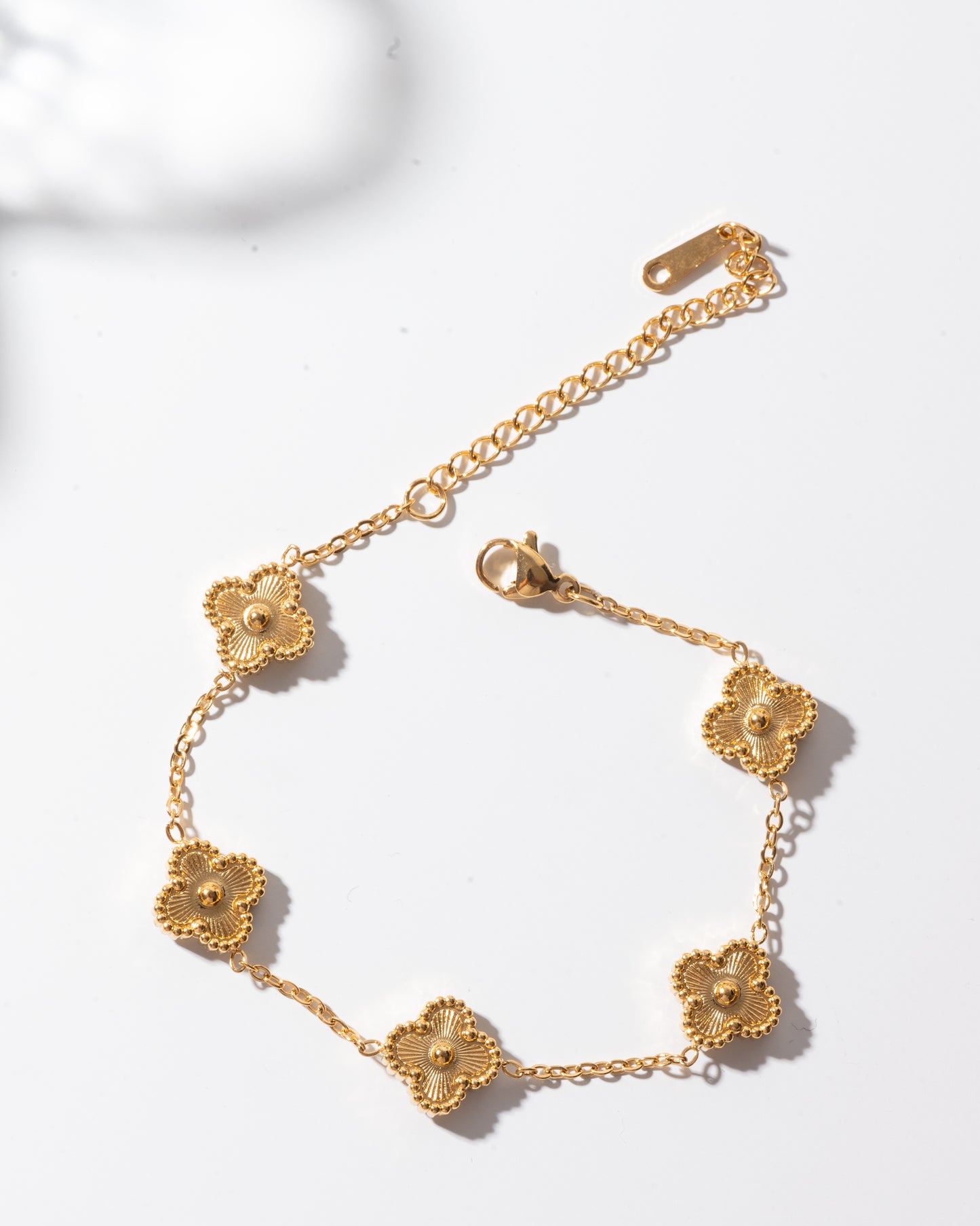 Gold Clover Bracelet