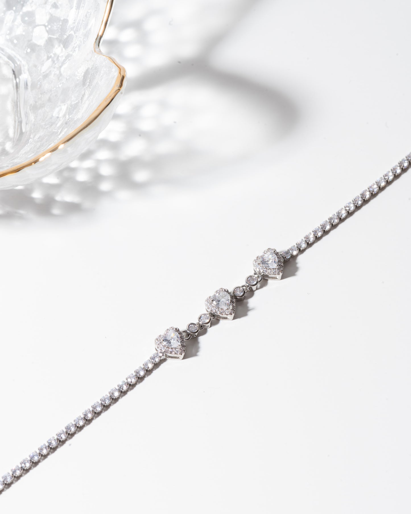 Audrey Heart Diamond Bracelet