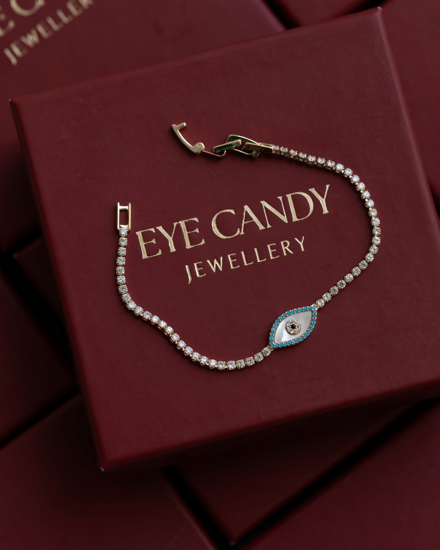 Evil Eye Turquoise Studded