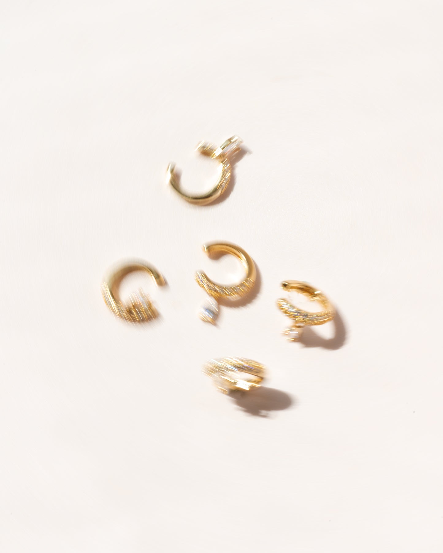 Diamond Drop Ear Cuff