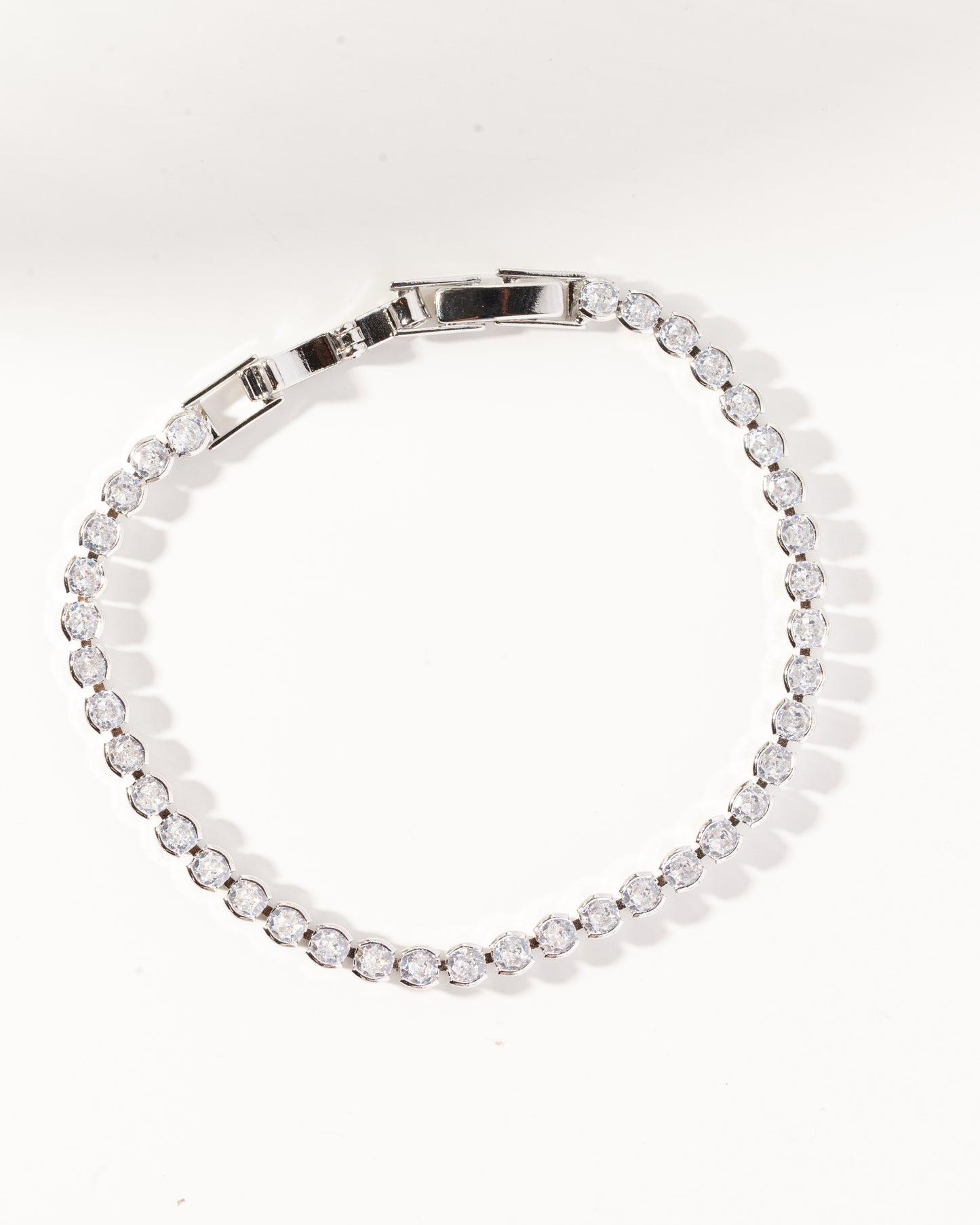 Zoey Silver Tennis Bracelet