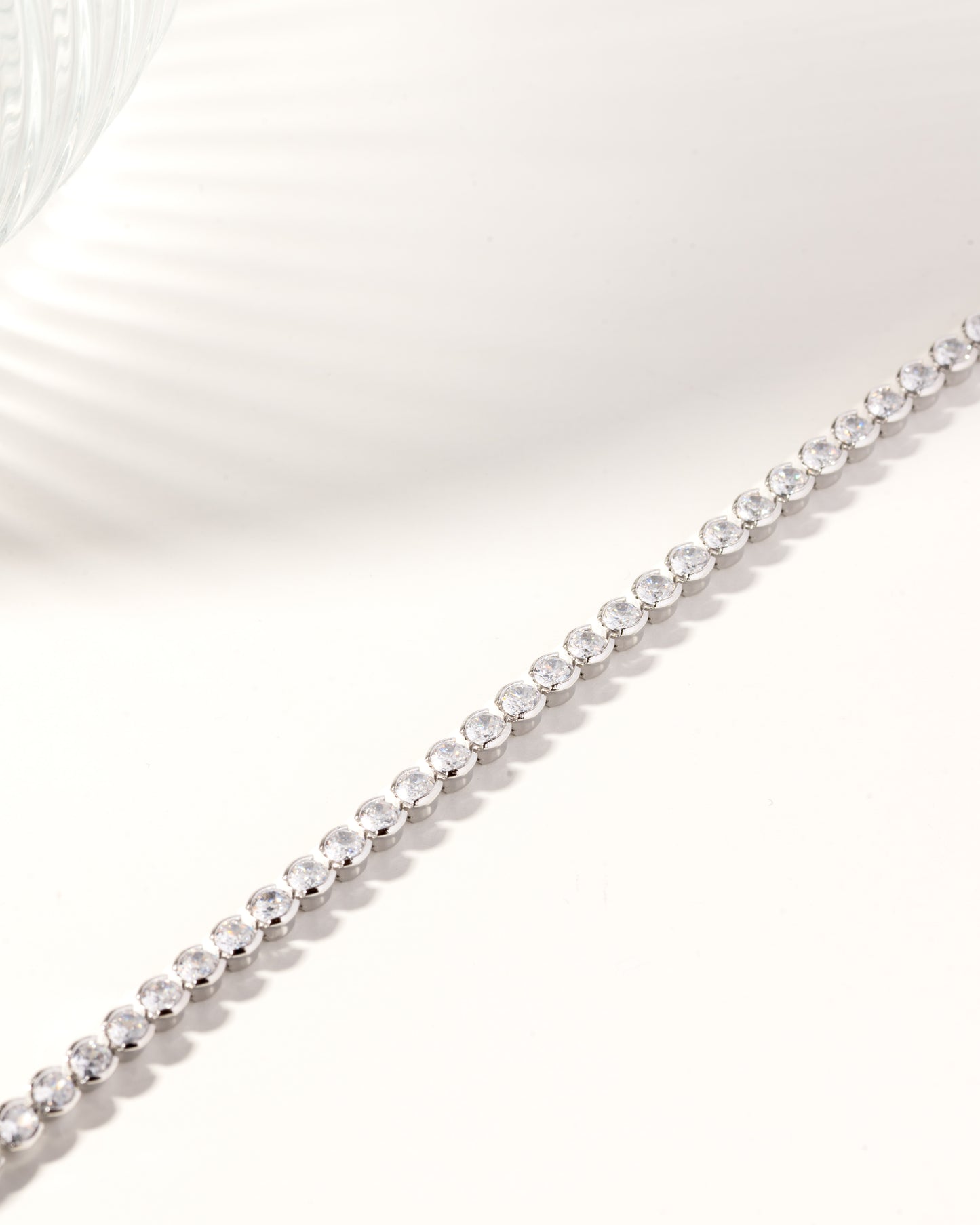 Zoey Silver Tennis Bracelet