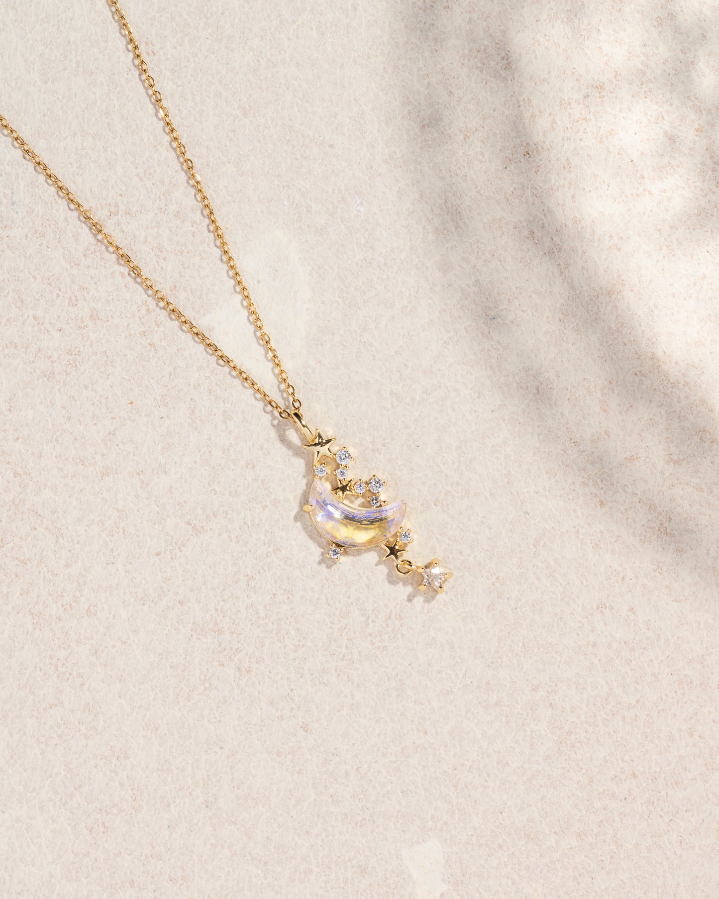 Diamond Studded Luna Charm