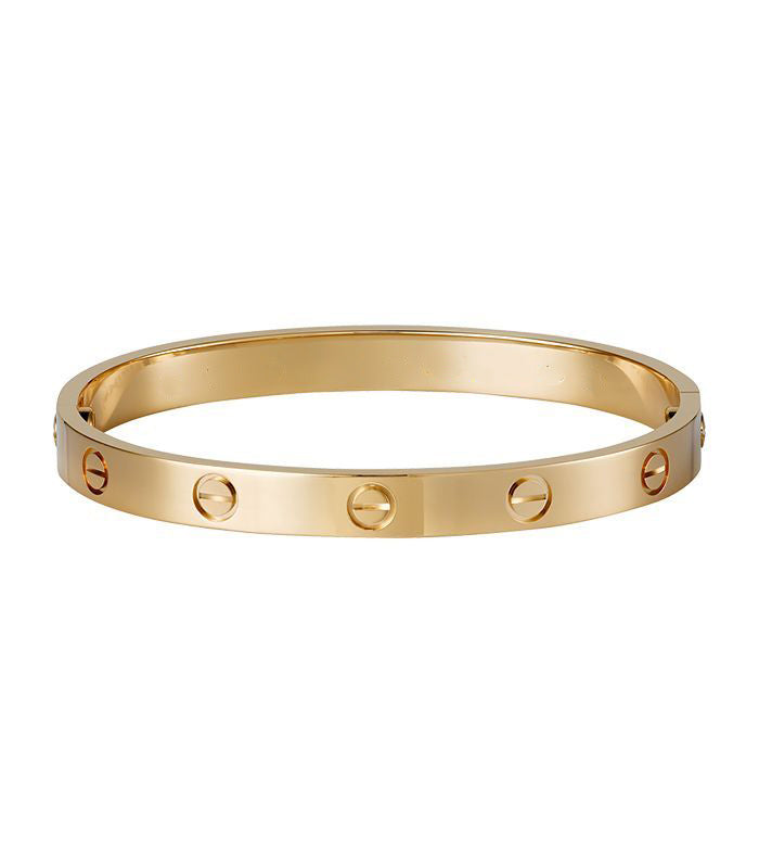 Love Cuff Gold Bracelet