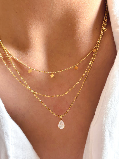 Pear Diamond Pendant