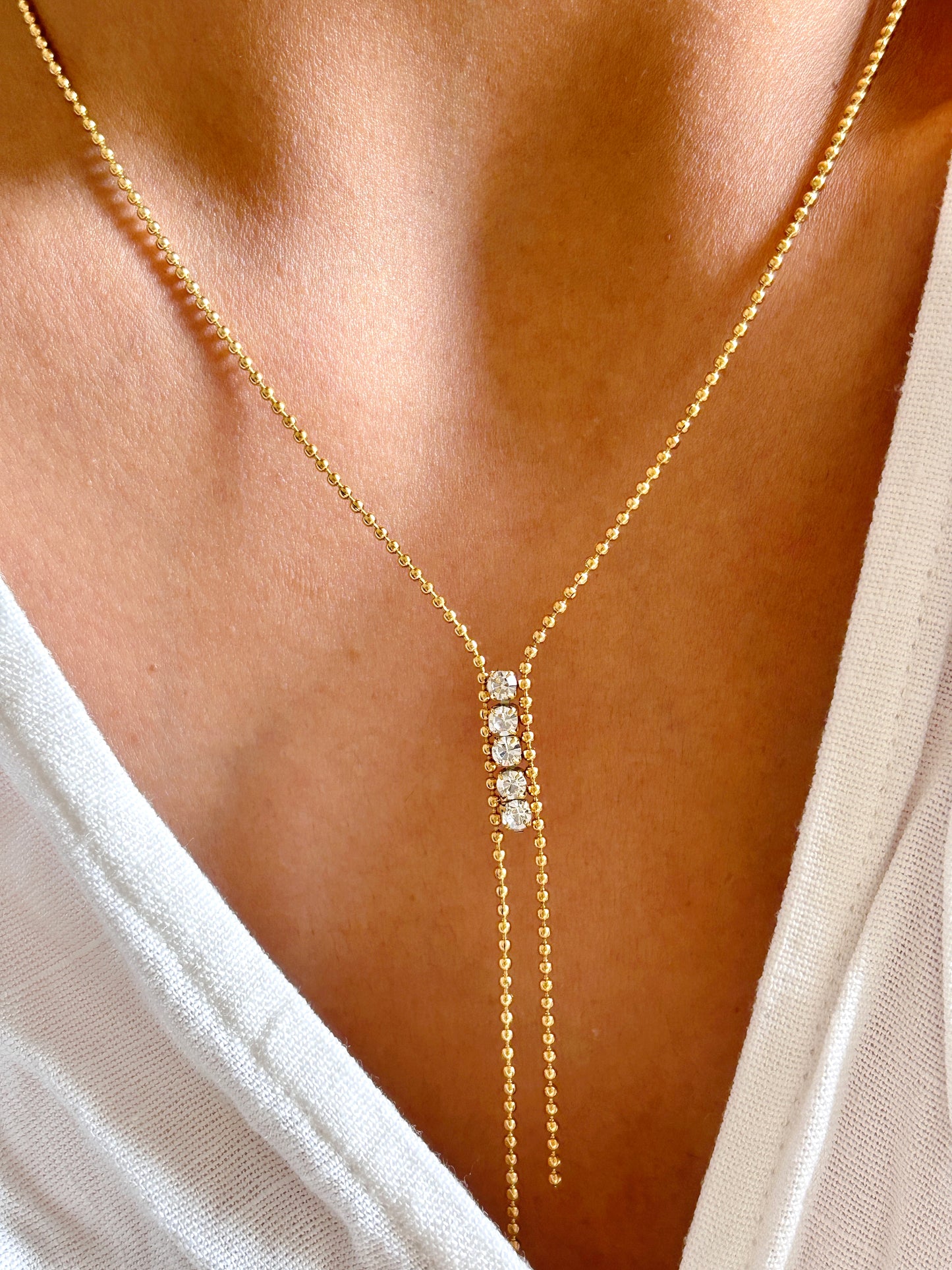 Faith Tie Necklace