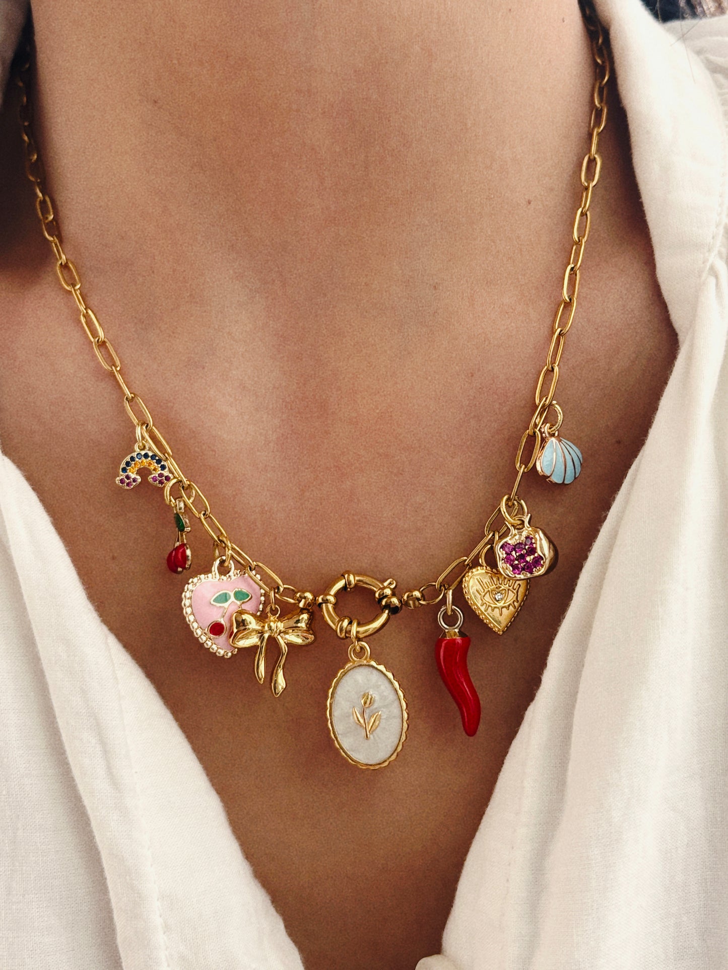 Pomo Handmade Charm Necklace