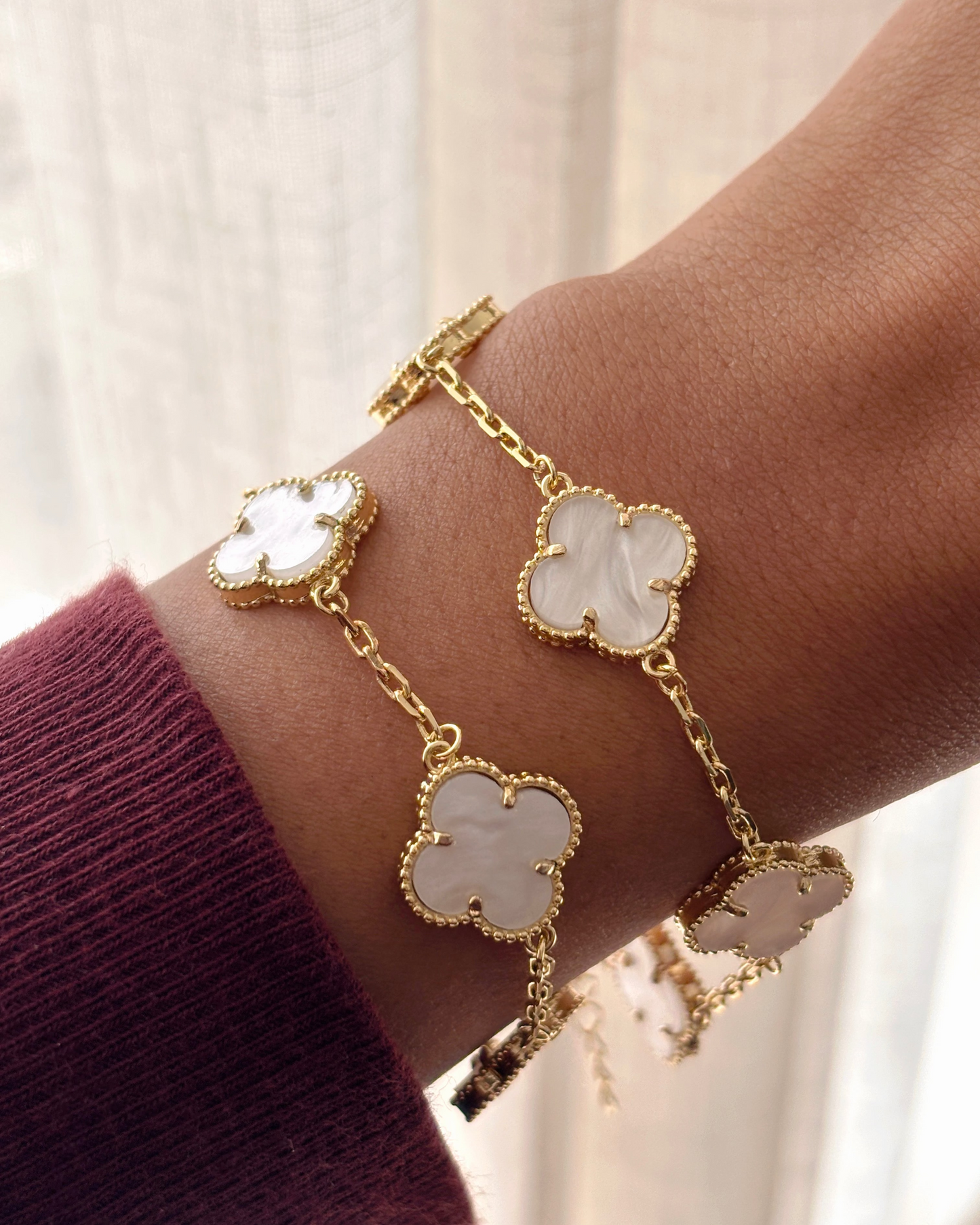 White Clover Bracelet