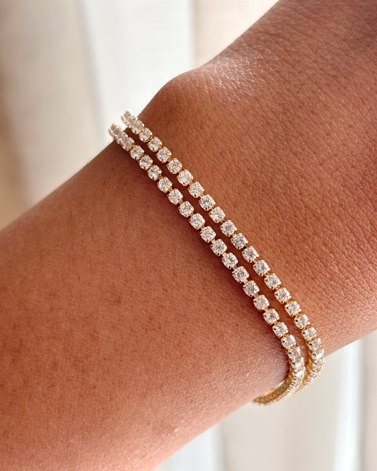 Double layer Tennis Bracelet