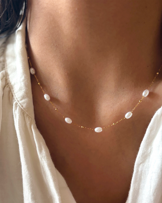 Mini Perla Chain - Fresh water pearls