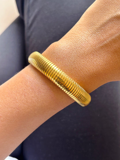 Flex Snake Stretchable Bracelet Gold