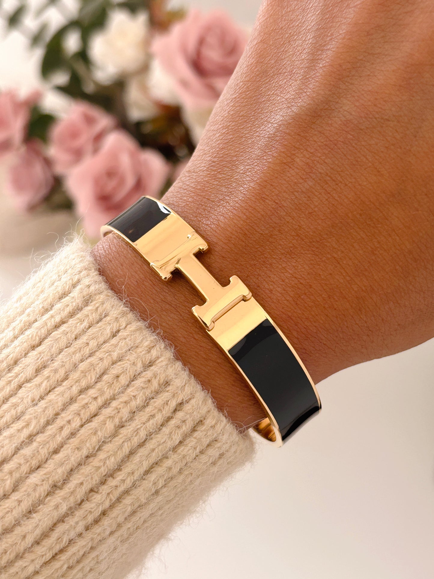Hazel Black Cuff