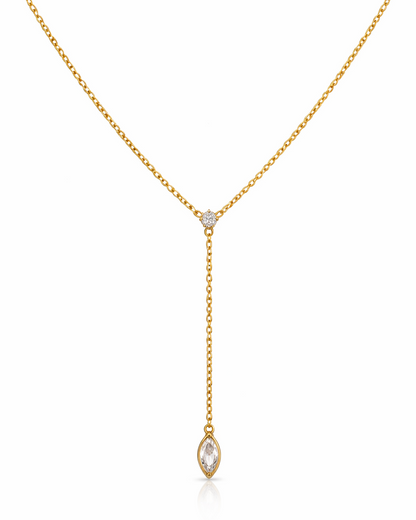 Diamond Tie Dainty Necklace