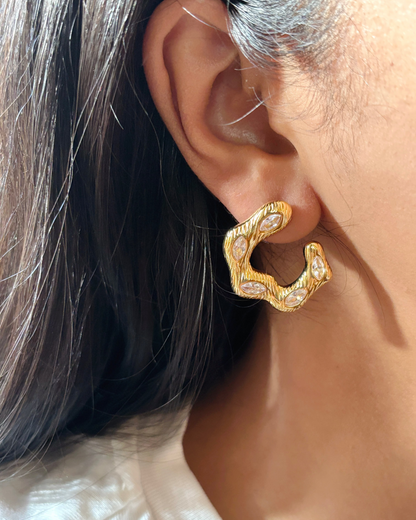 Molten Gold Studs