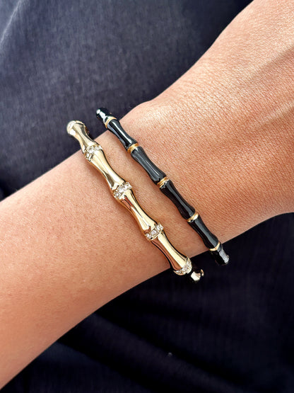 Black Bamboo Cuff