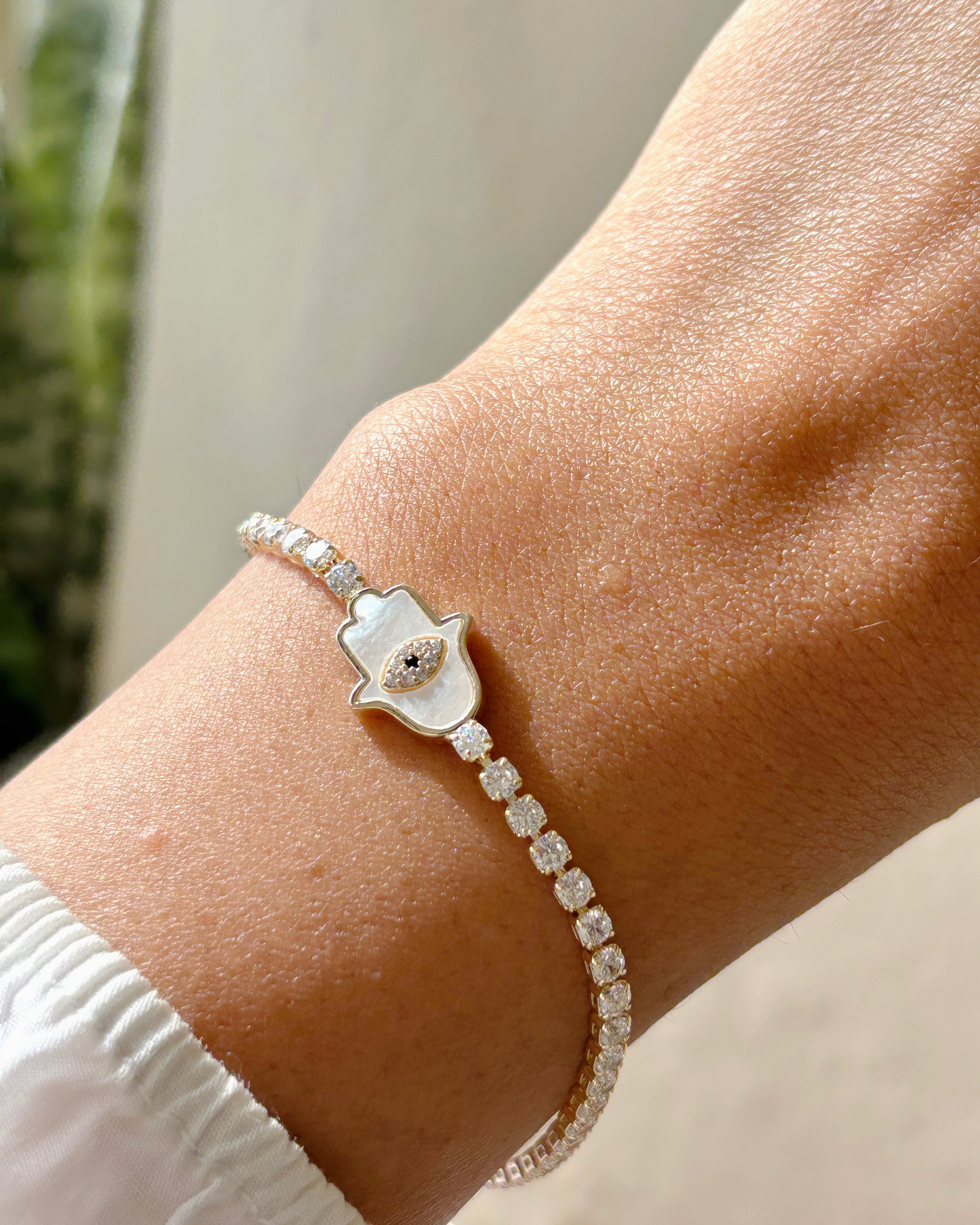 Padma Evil Eye White