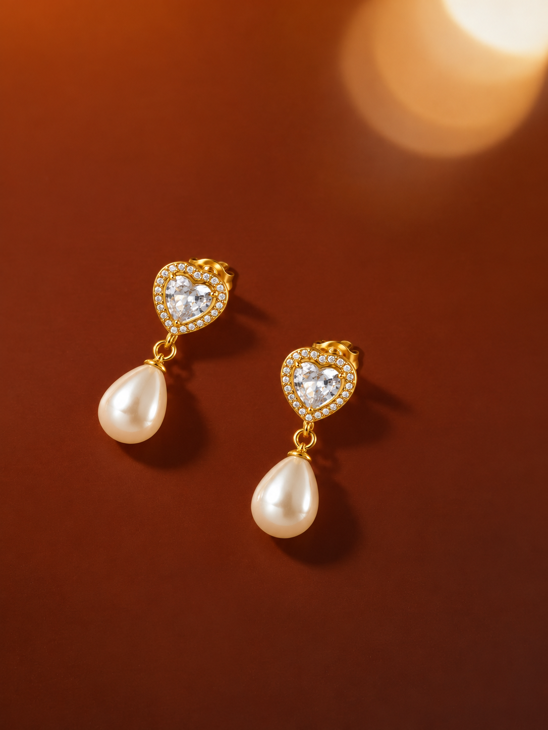 Polki Pearl Dangles