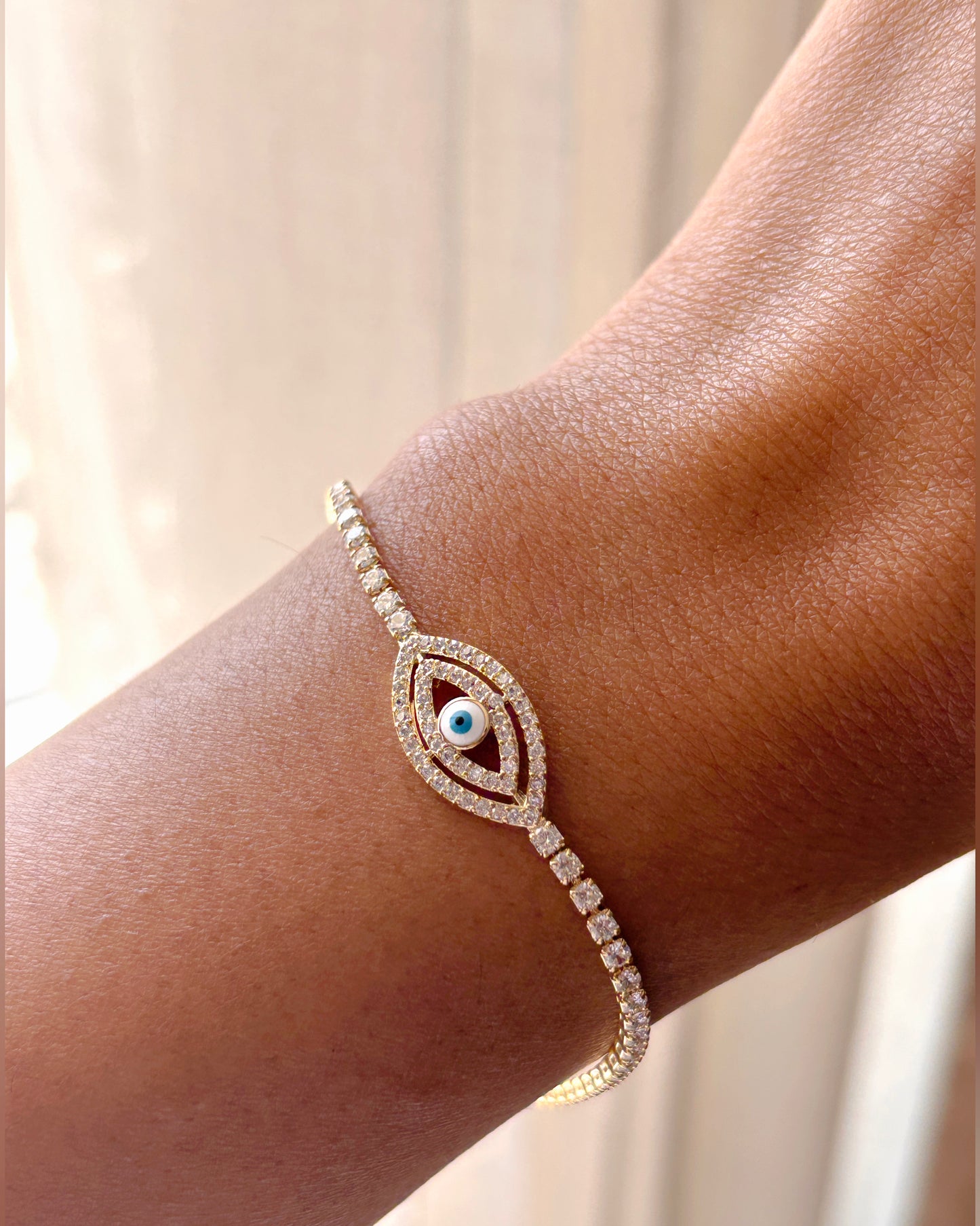 Evil Eye Sleek Bracelet