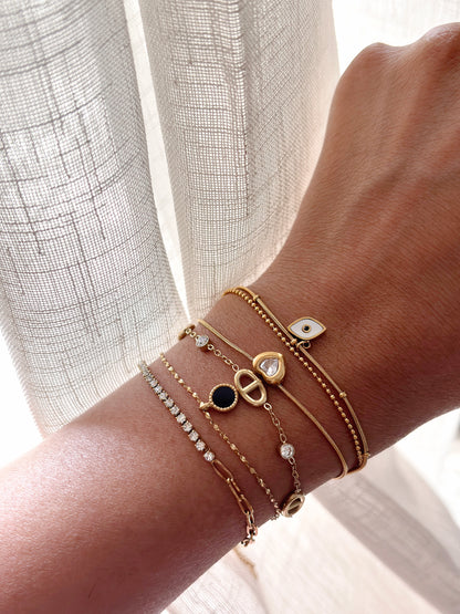 Evil eye dainty Bracelet