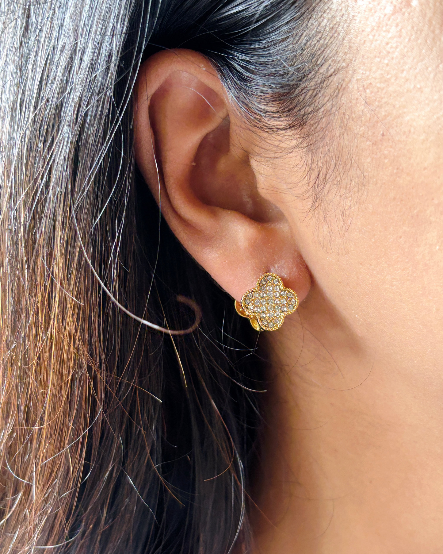 Black and Gold Reversible Clover