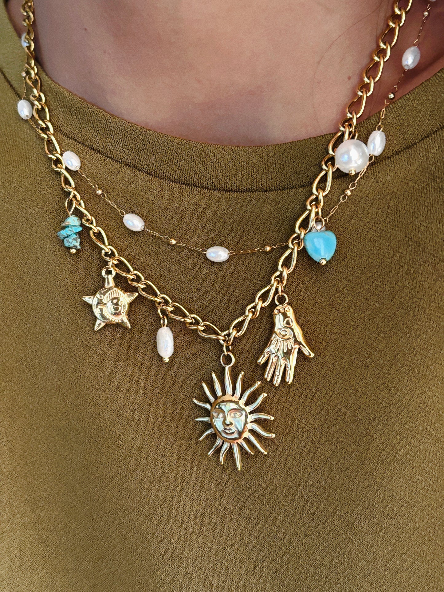 Mini Perla Chain - Fresh water pearls