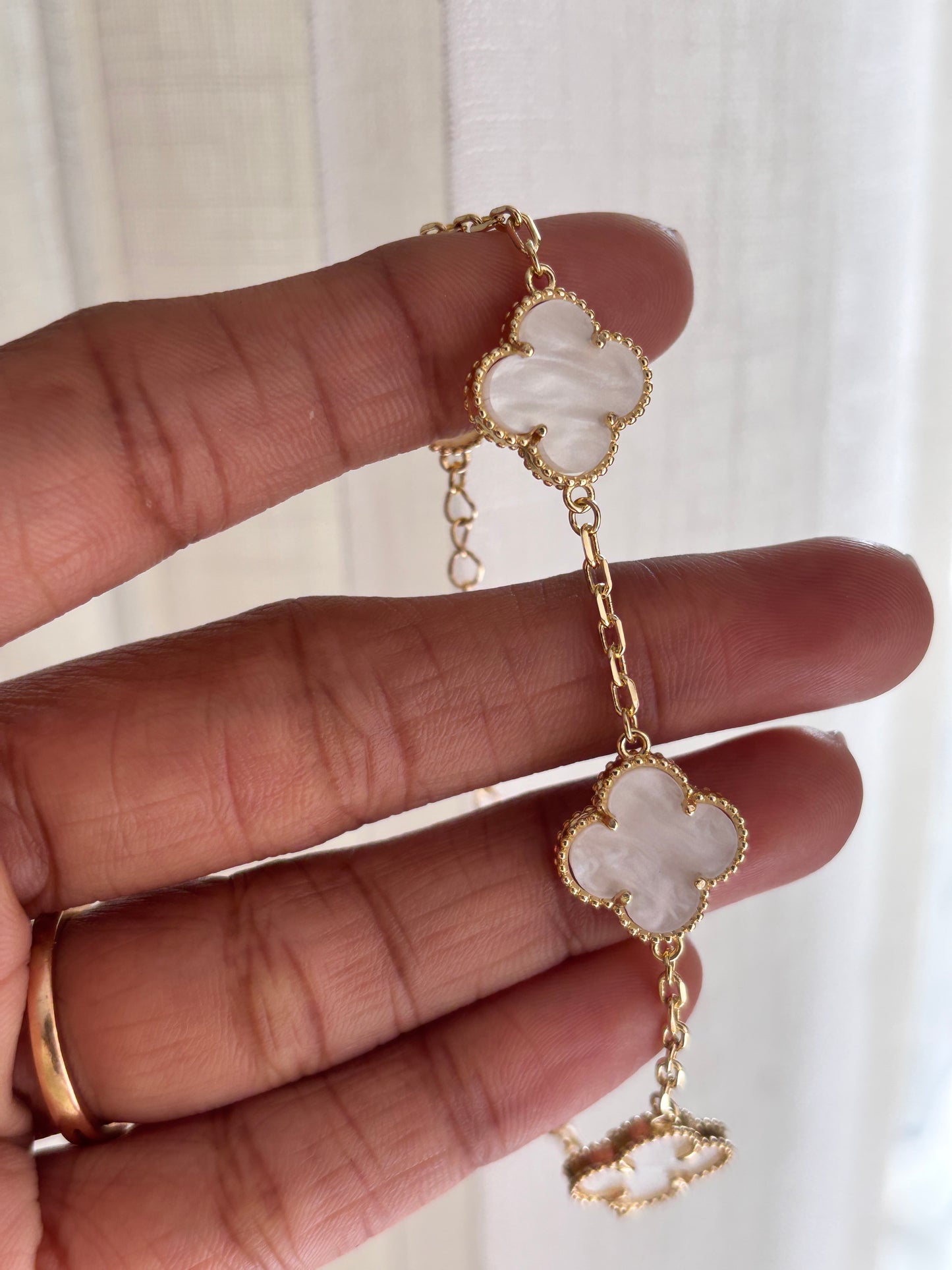 White Clover Bracelet