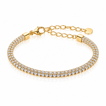 Double Layer Tennis Bracelet