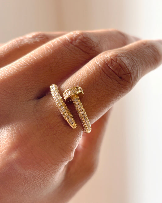 Diamond Nail Ring