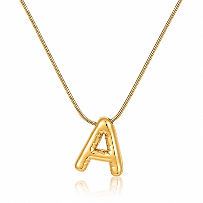 Balloon Initial Necklace