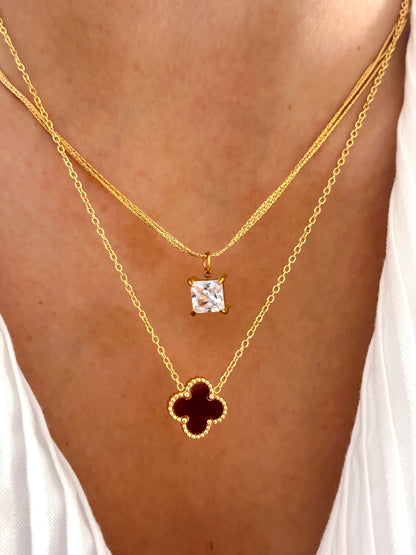 Thread Chain Diamond Necklace