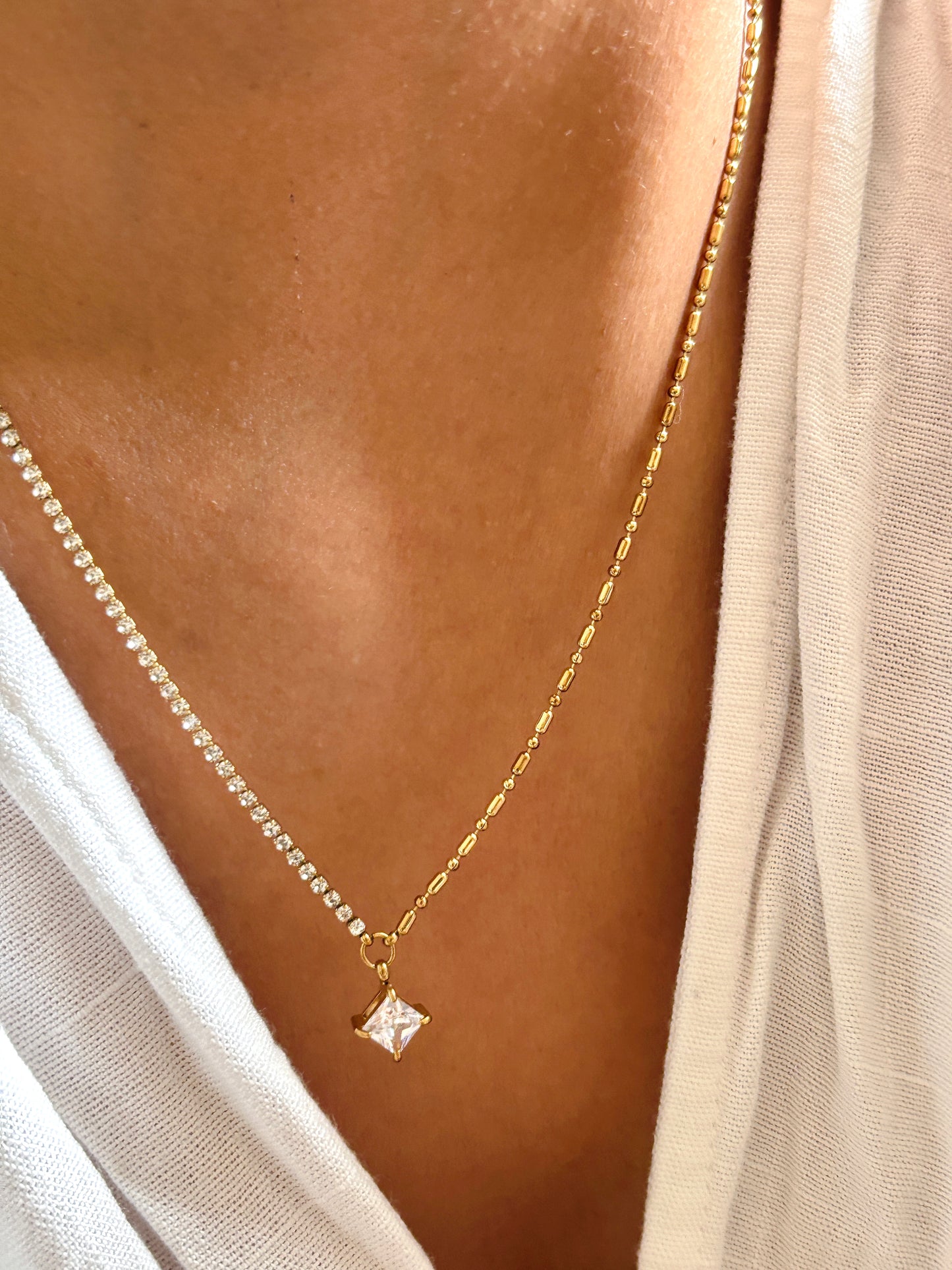 Tia Tennis Necklace