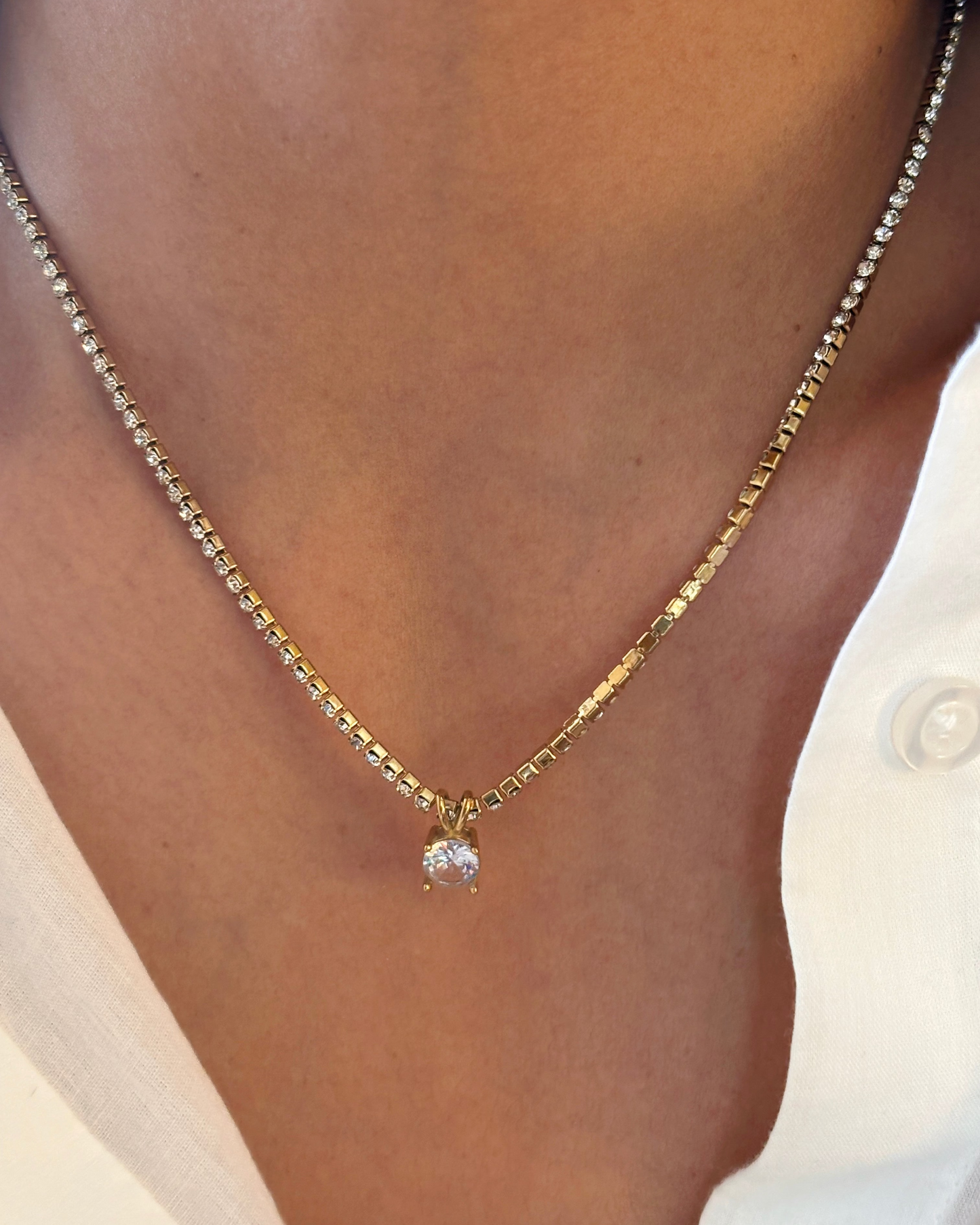 Diamond Icy Chain Necklace
