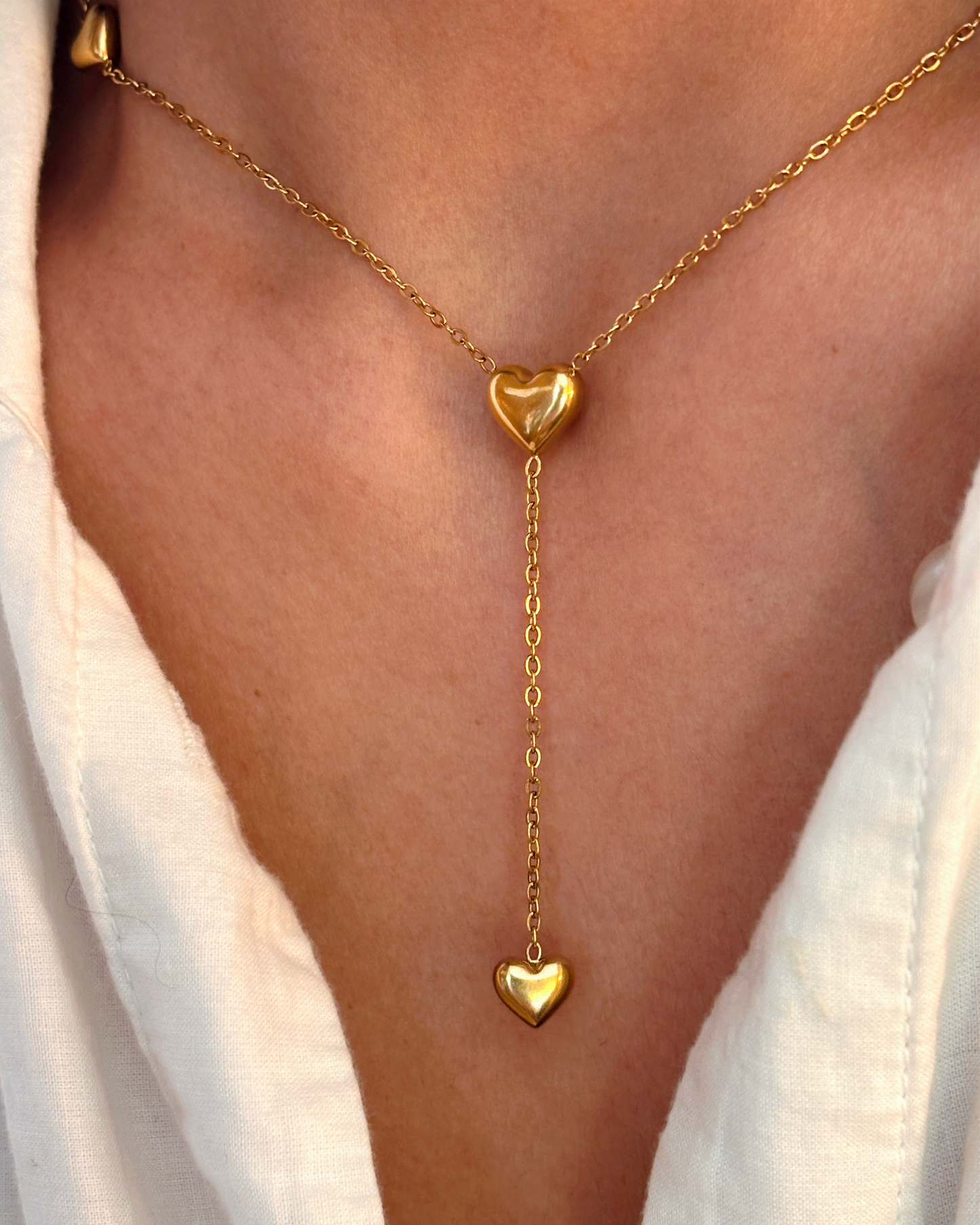 Reversible Emerald Tie Necklace