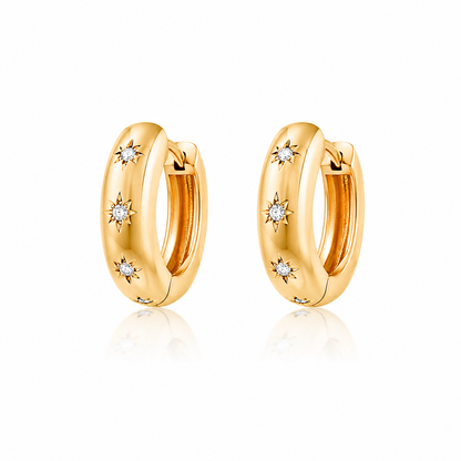 Alora Gold Hoop Earrings