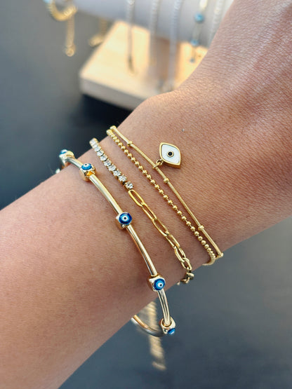 Evil Eye Bangles- set of 3