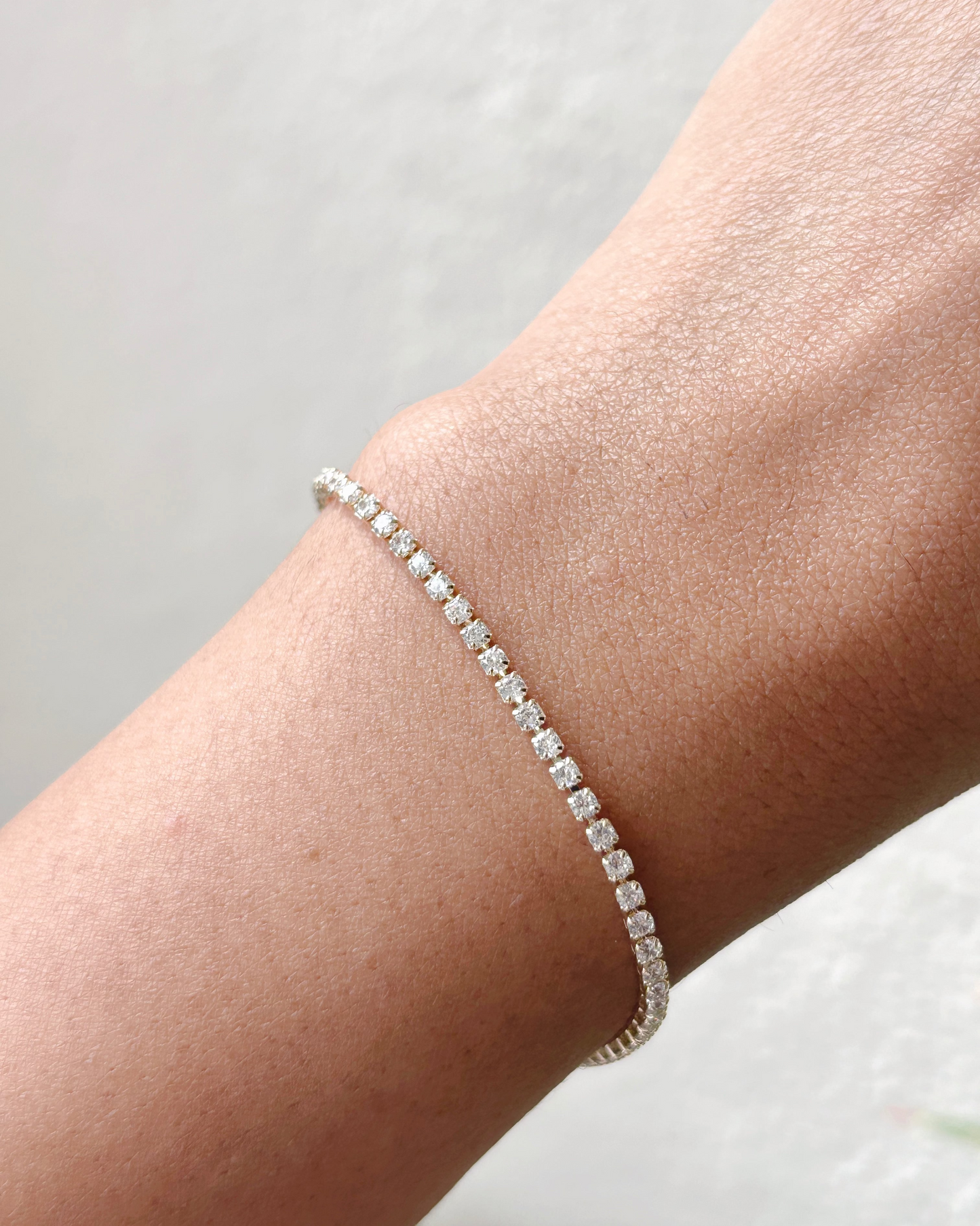 Sleek Tennis Bracelet