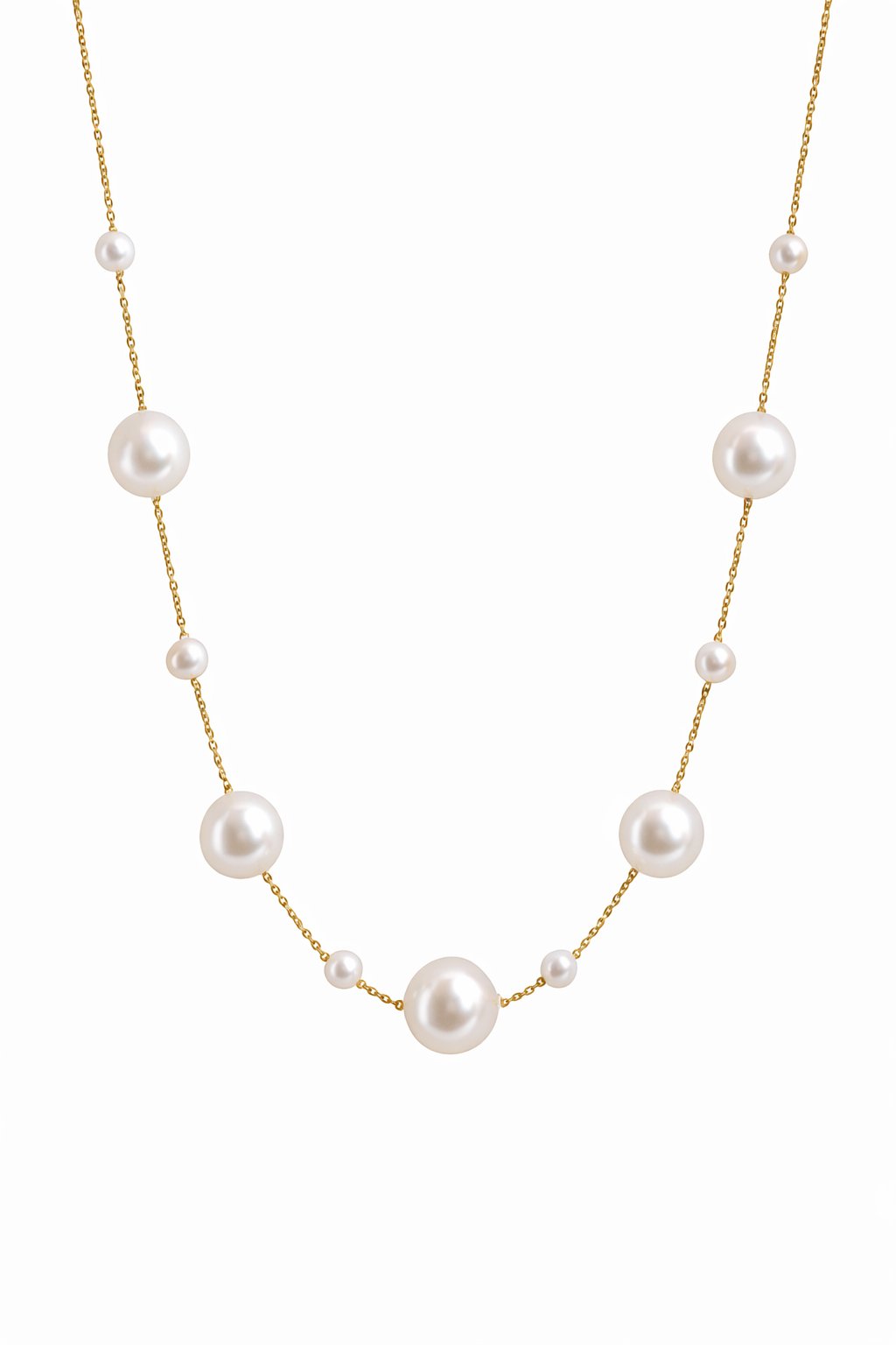 Round Pearl Necklace